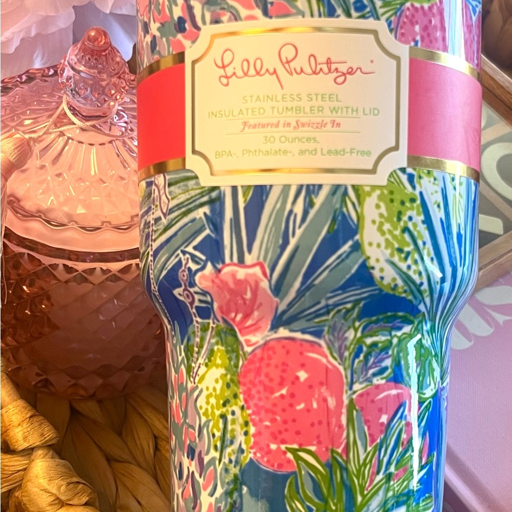 Lilly Pulitzer Floral Stainless Steel Tumbler